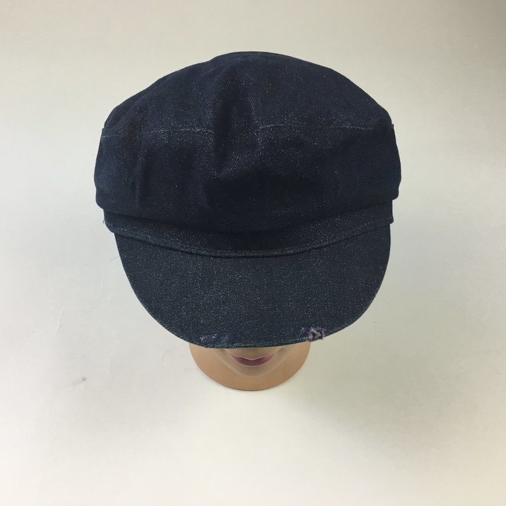 (VTG) Arlin Navy Blue Denim Hat